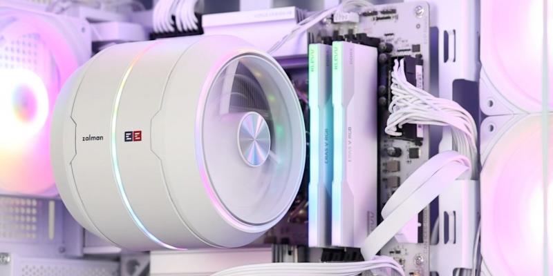 A Zalman CPU-hűtőjének tervezése során a sugárhajtóművekből merítettek inspirációt, ám ezúttal a csendes működésre helyezték a hangsúlyt, nem pedig a zajszintre.