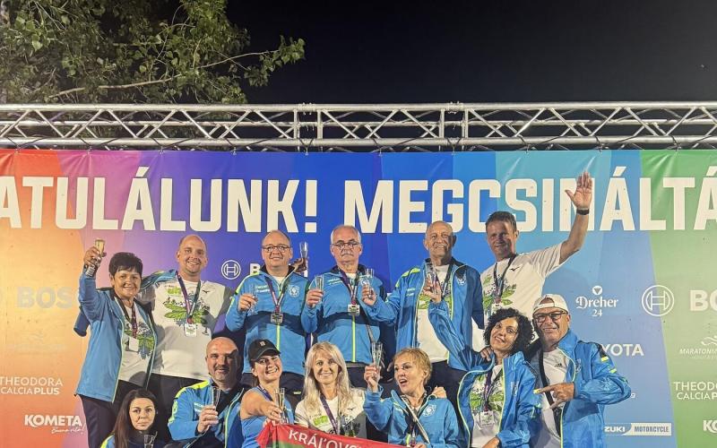 A Királyhelmeci Kocogók sikeresen elérték kitűzött céljaikat Tiszafüreden.