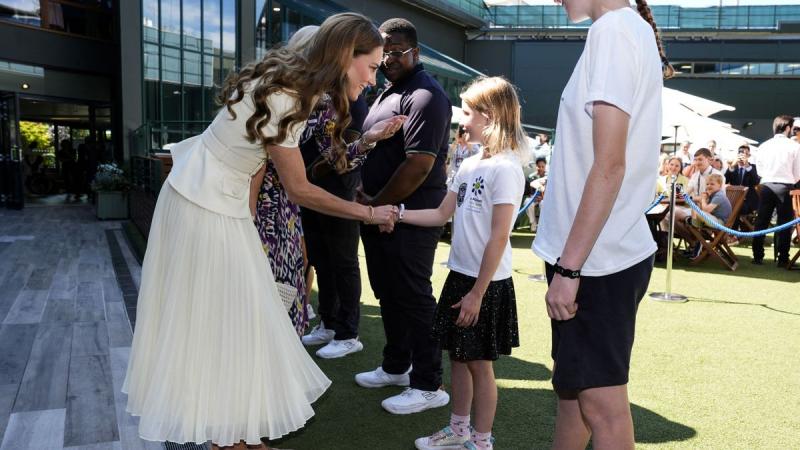 Felejthetetlen pillanat Wimbledonban: Katalin hercegné egy súlyos beteg kislánytól kért útmutatást, és bölcs tanácsot kapott tőle - Life